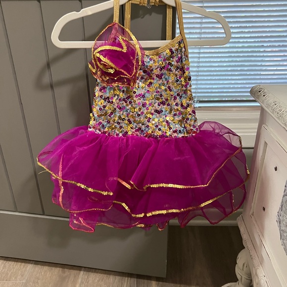 Dance Costume Dress Curtain Call Pink Passion E2012 - Picture 1 of 5